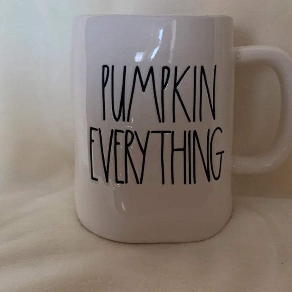HTF Rae Dunn Pumpkin everything mug